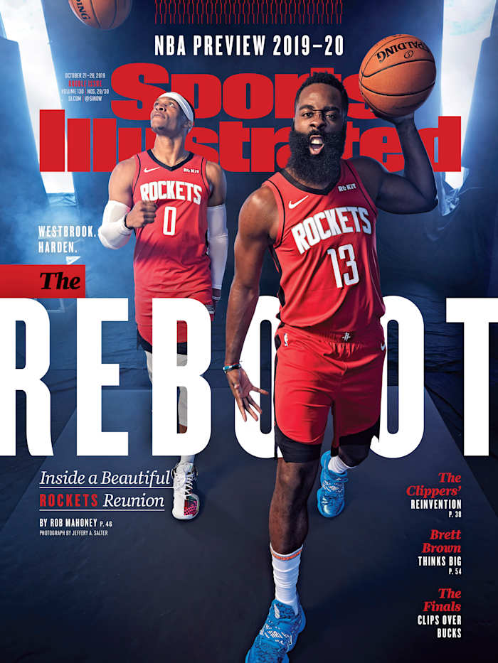 Houston Rockets Sports Illustrated Cover features James Harden and Russell Westbrook